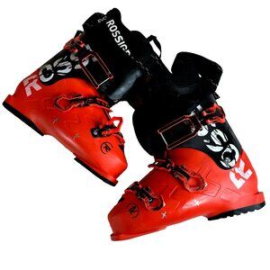 Rossignol Evo Rental Easy Entry Black Red Men's Ski‎ Boots 318mm, Sz 275 (Mondo)